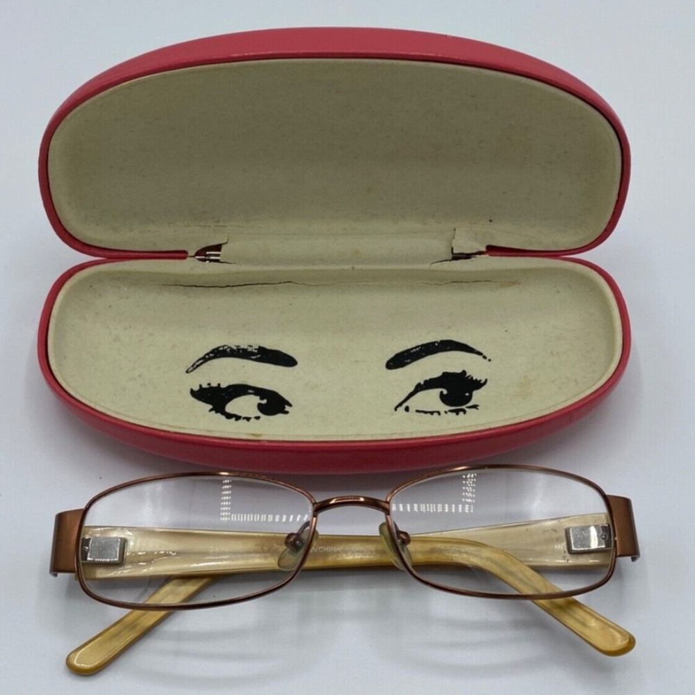 Kate Spade Fatima OUJ6 Eyeglasses Frames Brown & Case 53 16 135 EUC